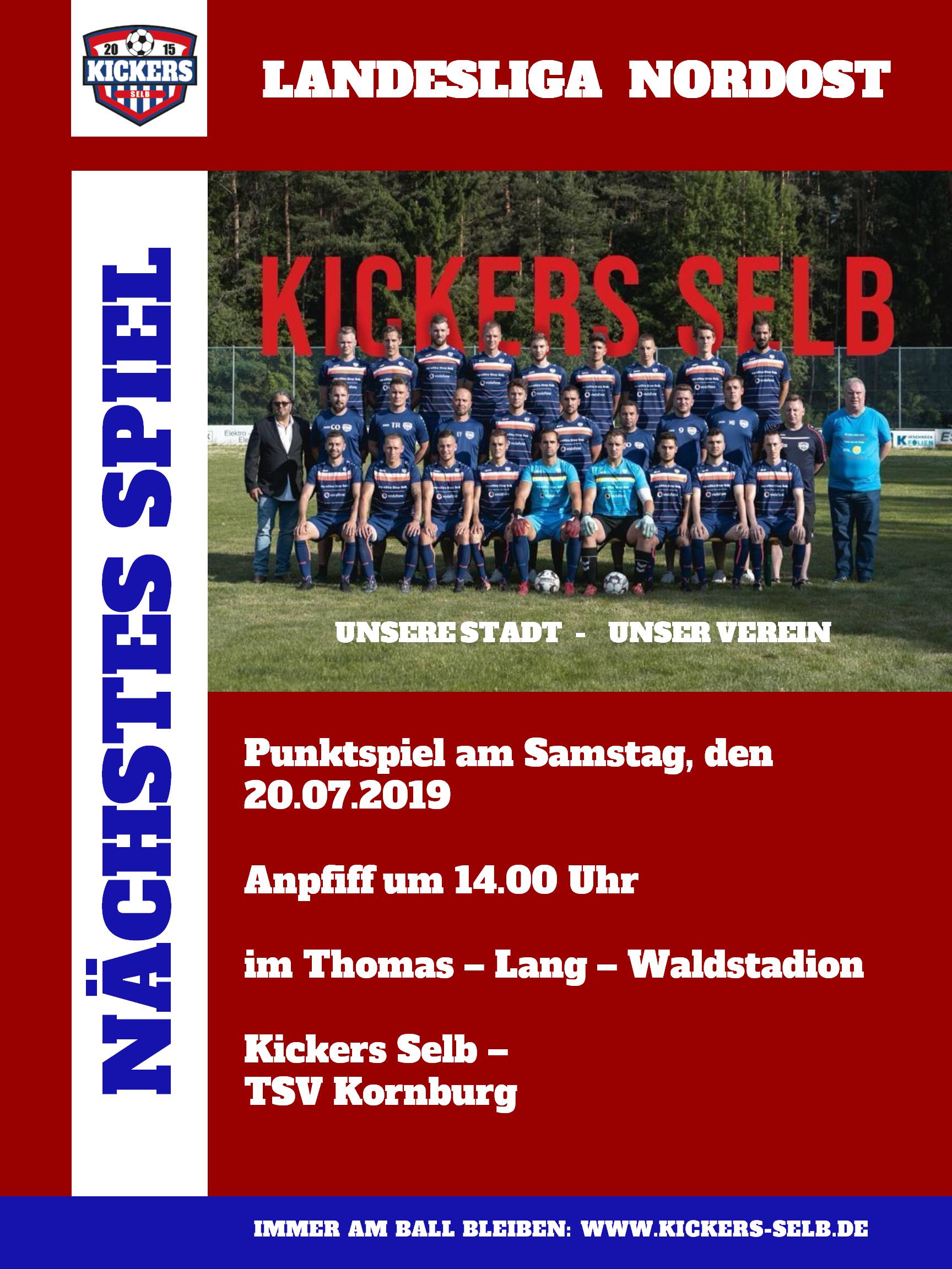 Kickers Selb Plakat Kornburg