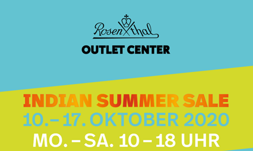 rosentahl selb indian summer sonderverkauf