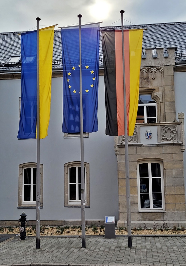 Rathaus Flaggen