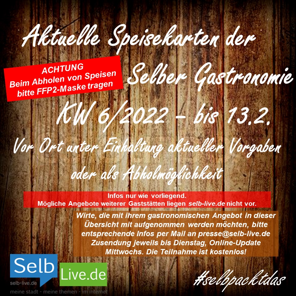 speisekarte selb kw6 2022