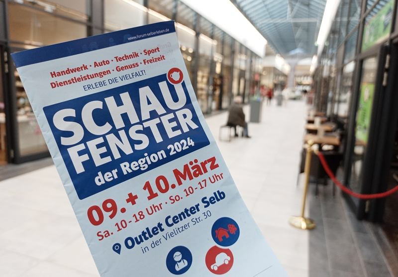 outlet center selb schaufenster der region 2024