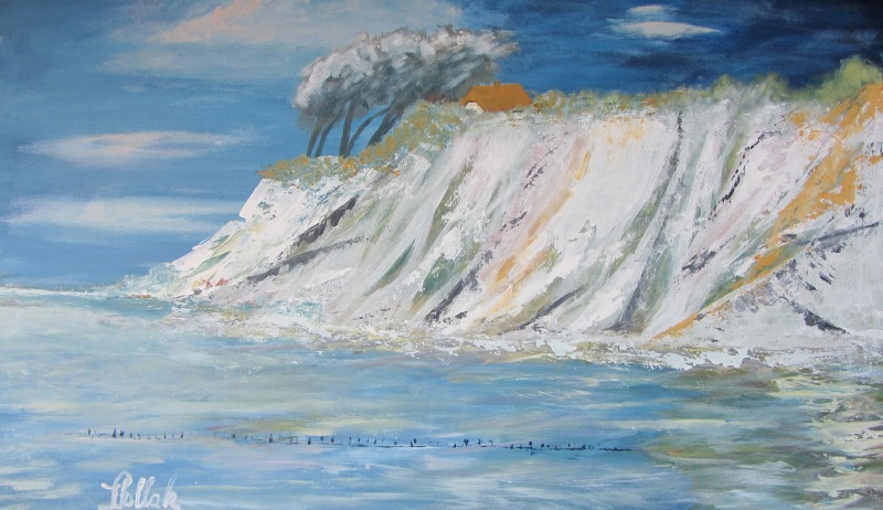 An dem Kreidefelsen Acryl 002