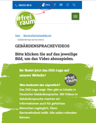 Grafik Gebaerdenvideos