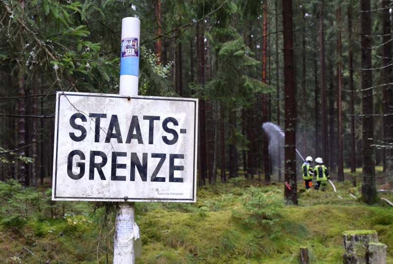 feuerwehr selb waldbrand 09252