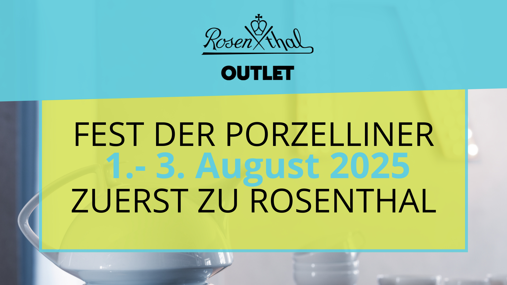 rosenthal selb sonderverkauf 2025