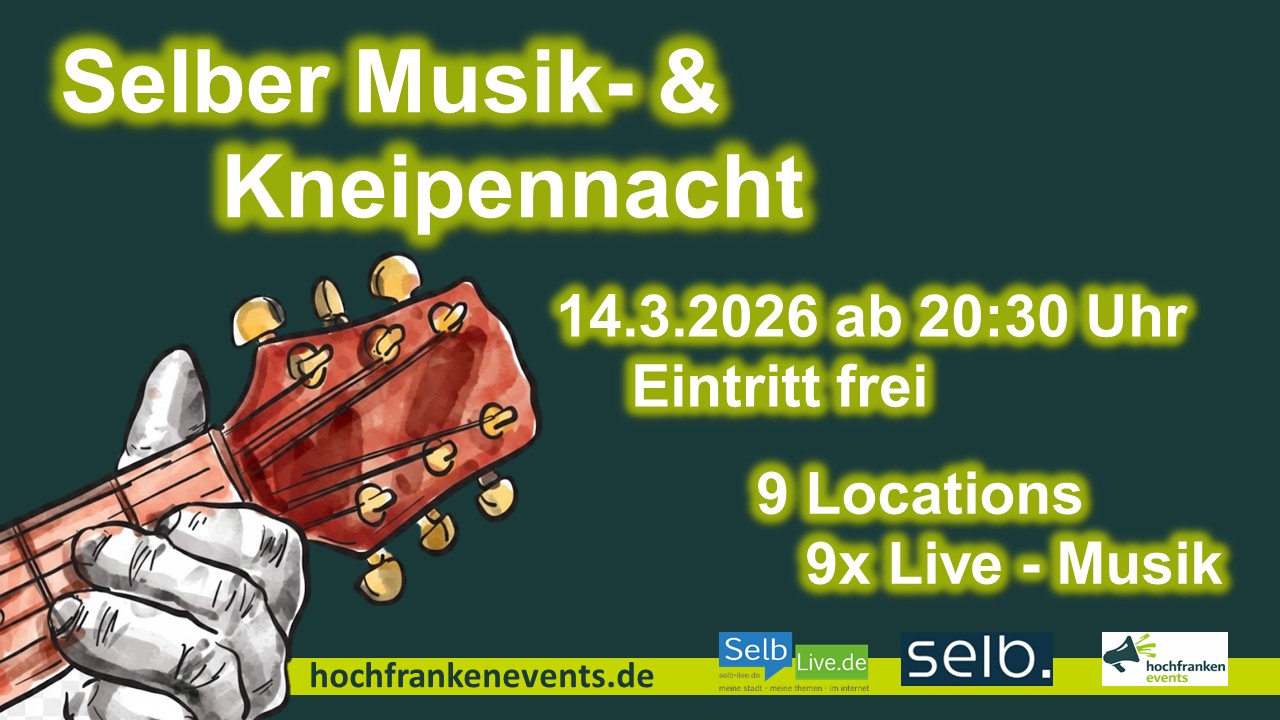 kneipennacht selb 2026 banner sl